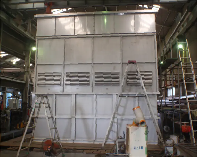 工場用角型ダクト製作品
